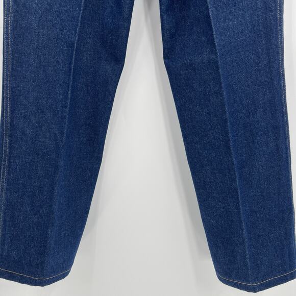 Vintage Levi's White Tab Dark Wash High Rise Straight Leg Jeans 60s 70s Size 29” - Picture 7 of 9